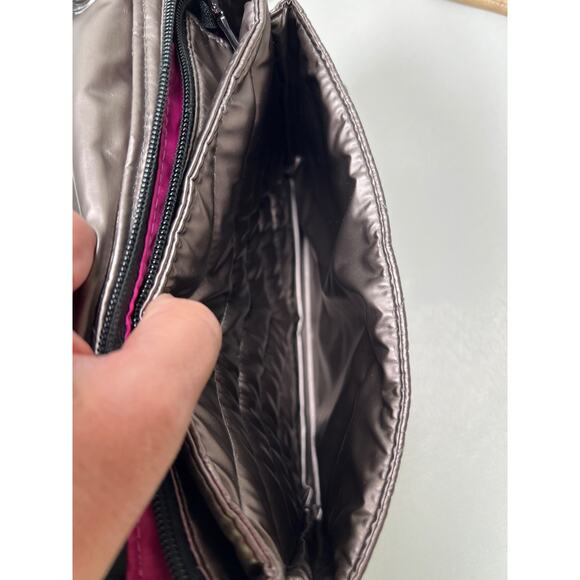 Think Royln Shoulder Bag Quilted Crossbody/Shoulder Tote Adjustable Chain Strap - Picture 11 of 16